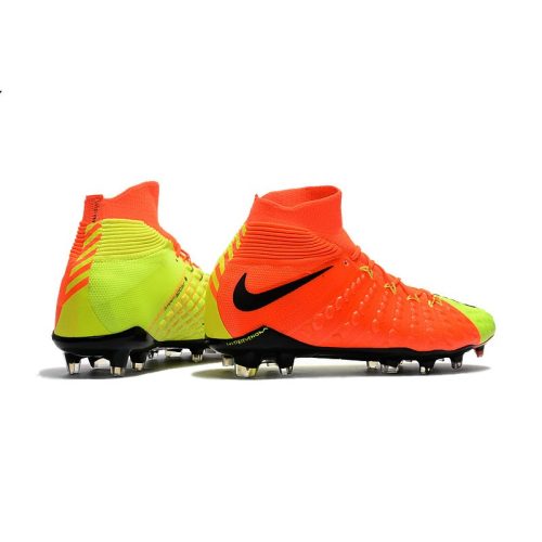 fodboldstøvler Nike Phantom Hypervenom 3 Elite DF FG - Orange Gul_3.jpg